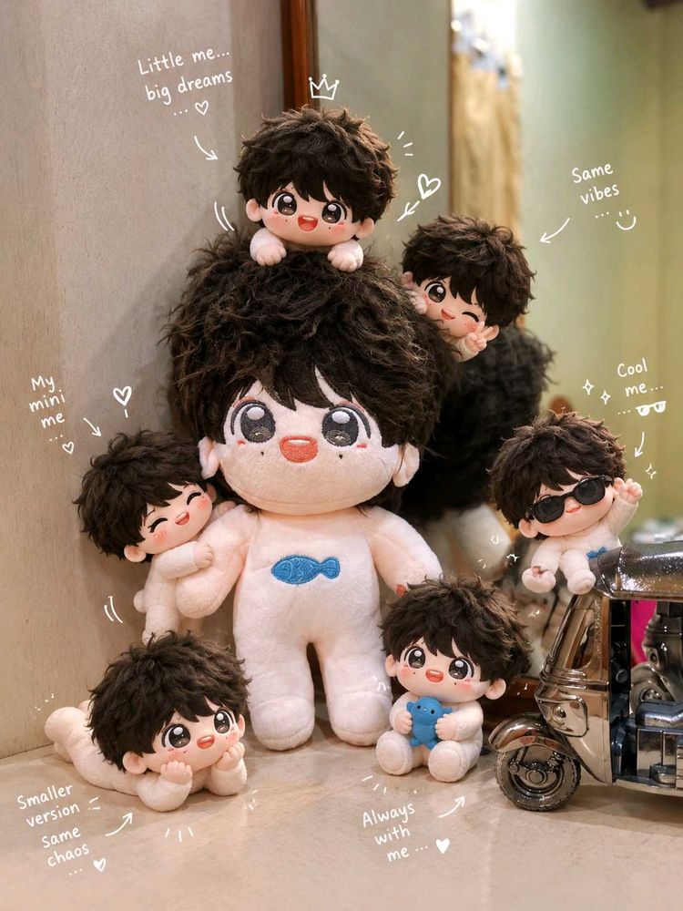 Cute K-Pop Style Plush Dolls