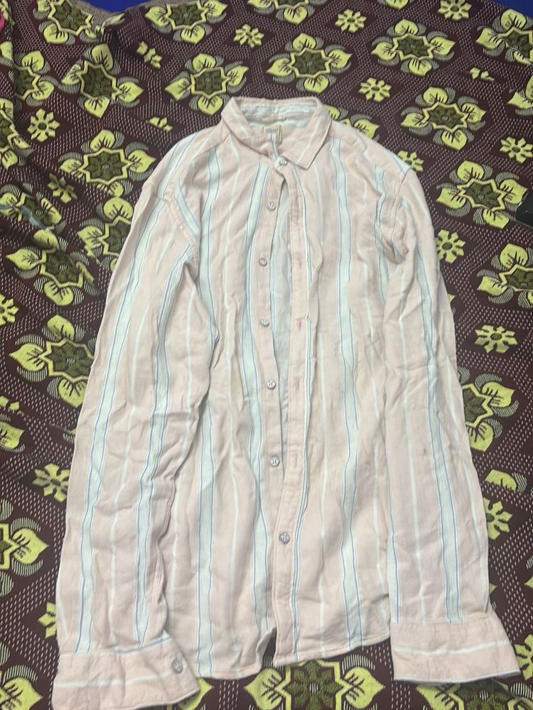 Men's Striped Casual Shirt