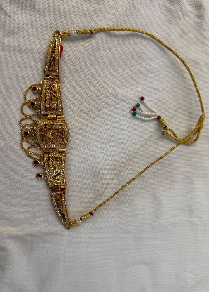Brass  gold plated bajuband