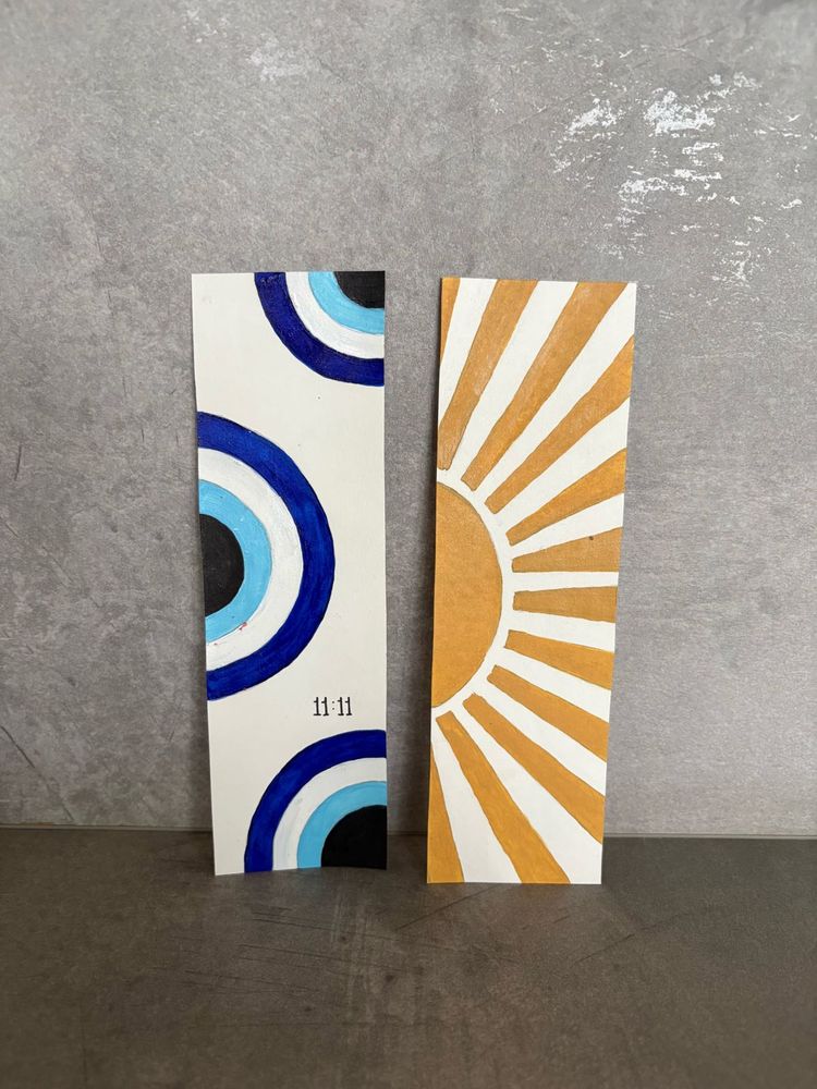 Handmade Bookmarks - Evil Eye &amp; Sun
