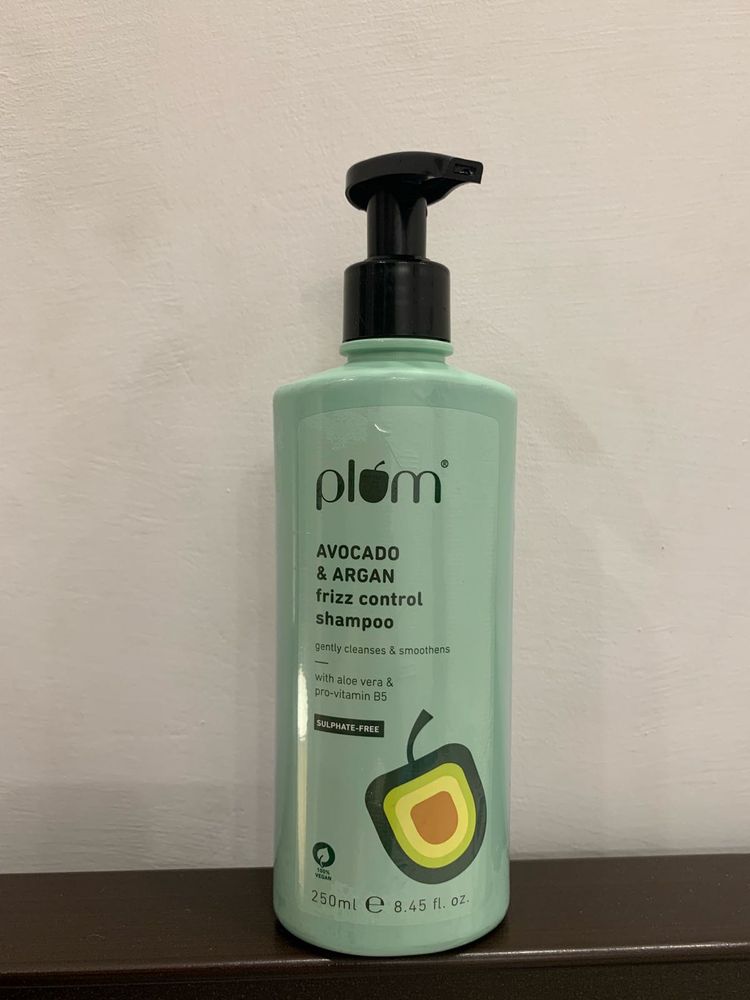 Plum Avocado &amp; Argan Frizz Control Shampoo