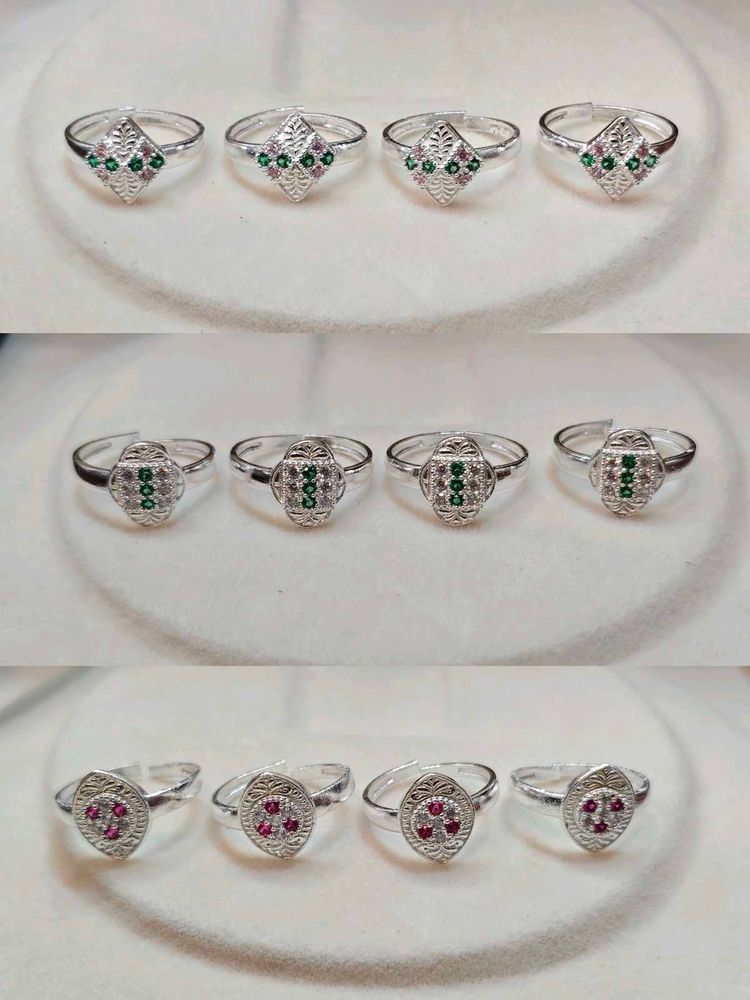 Pure Silver Toe Rings For Daily Wear