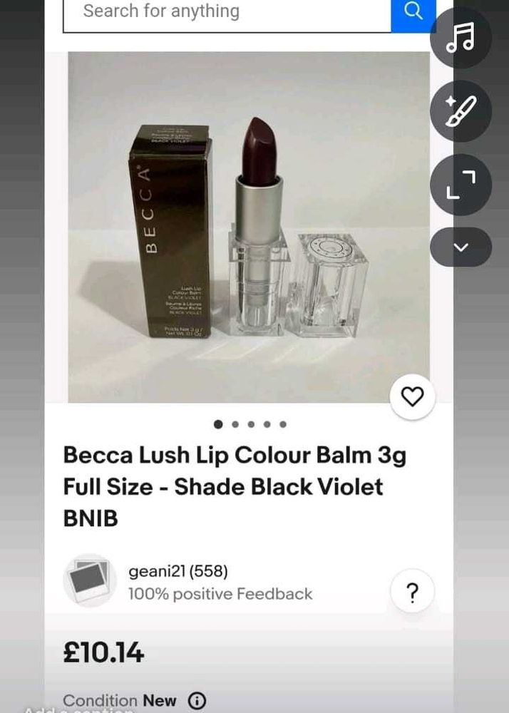 BECCA Lush Lip Color Balm - Black Violet