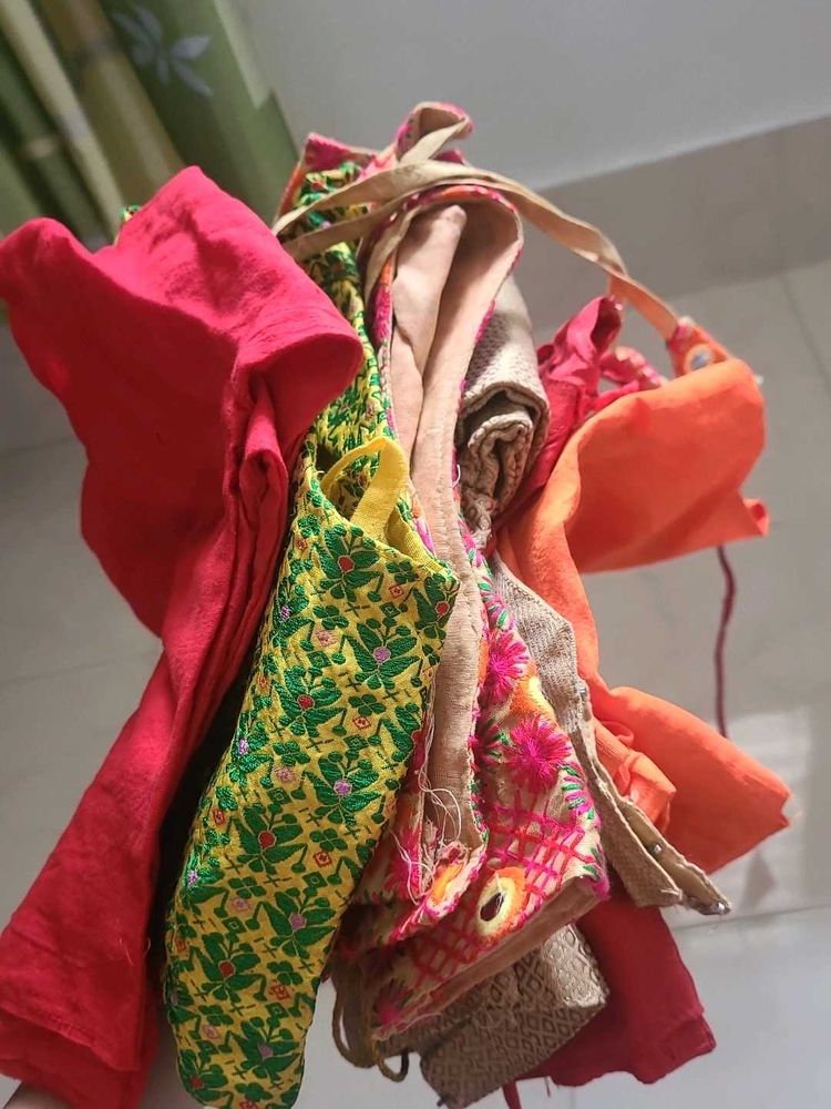 Vibrant Embroidered Blouse Collection