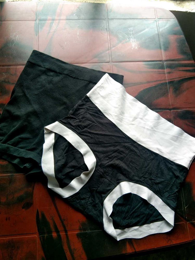 Black &amp; White Trim Briefs