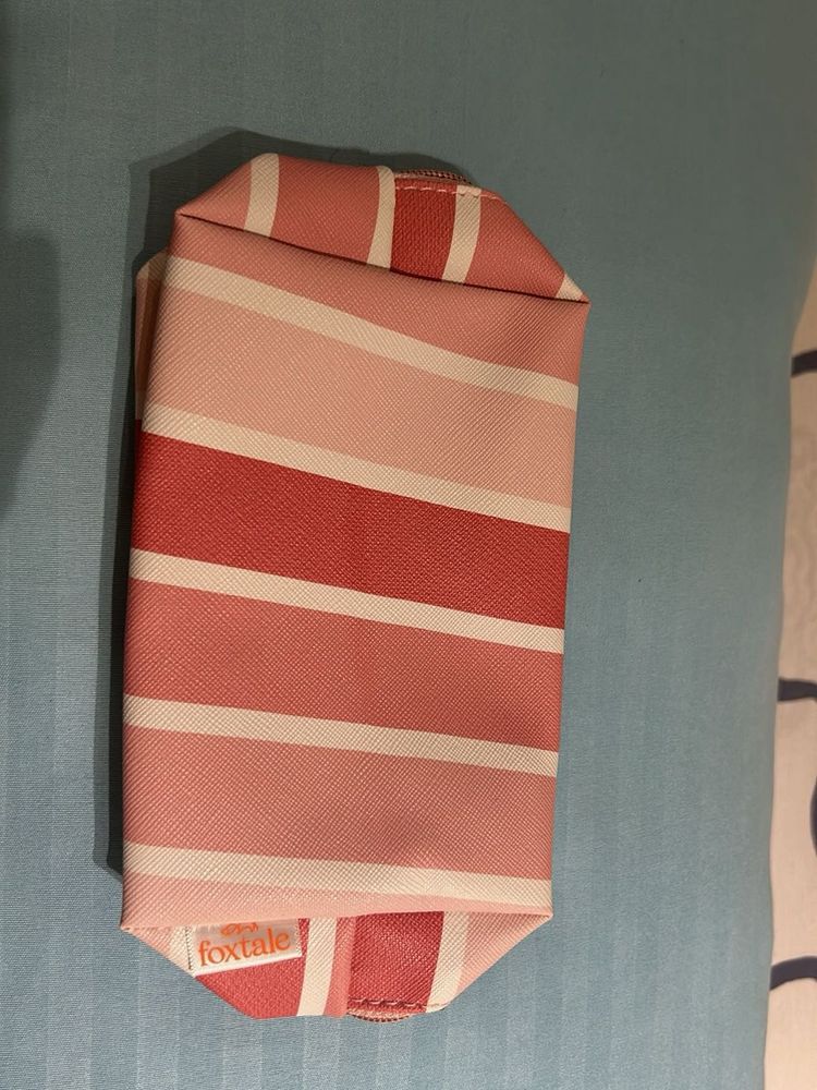 Cute Striped Pouch