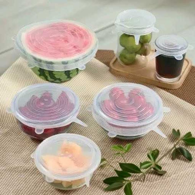 Silicone Stretch Lids - 6 Pack