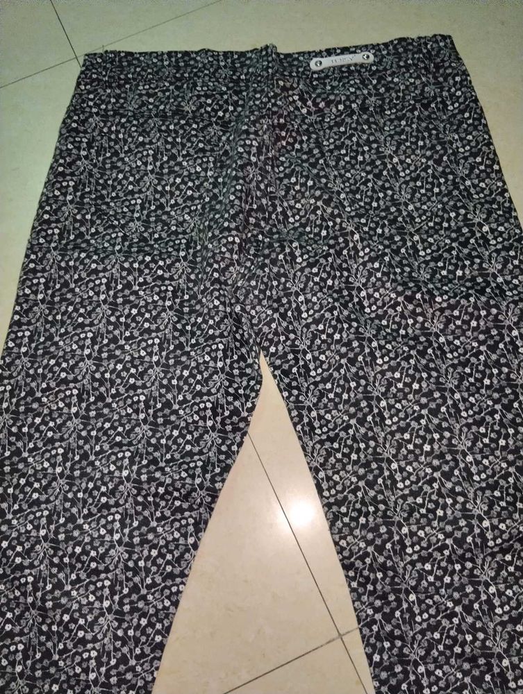 Floral Print Palazzo Pants