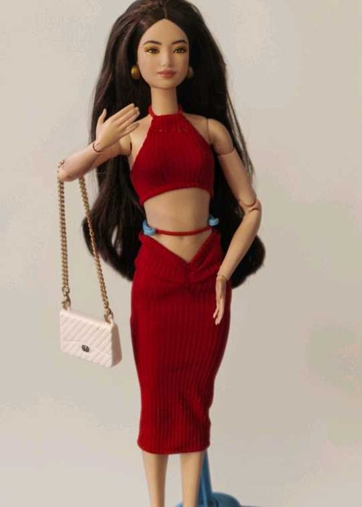 chic dress for Barbie doll