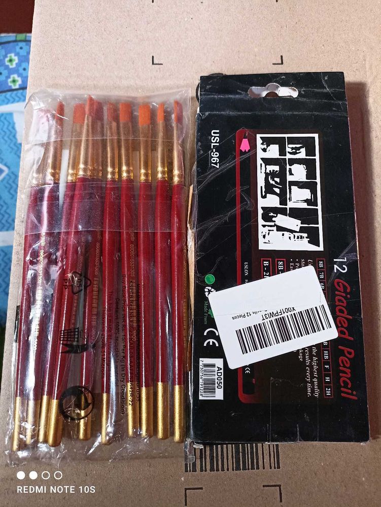 Polo Brushes And Giaded Pencil