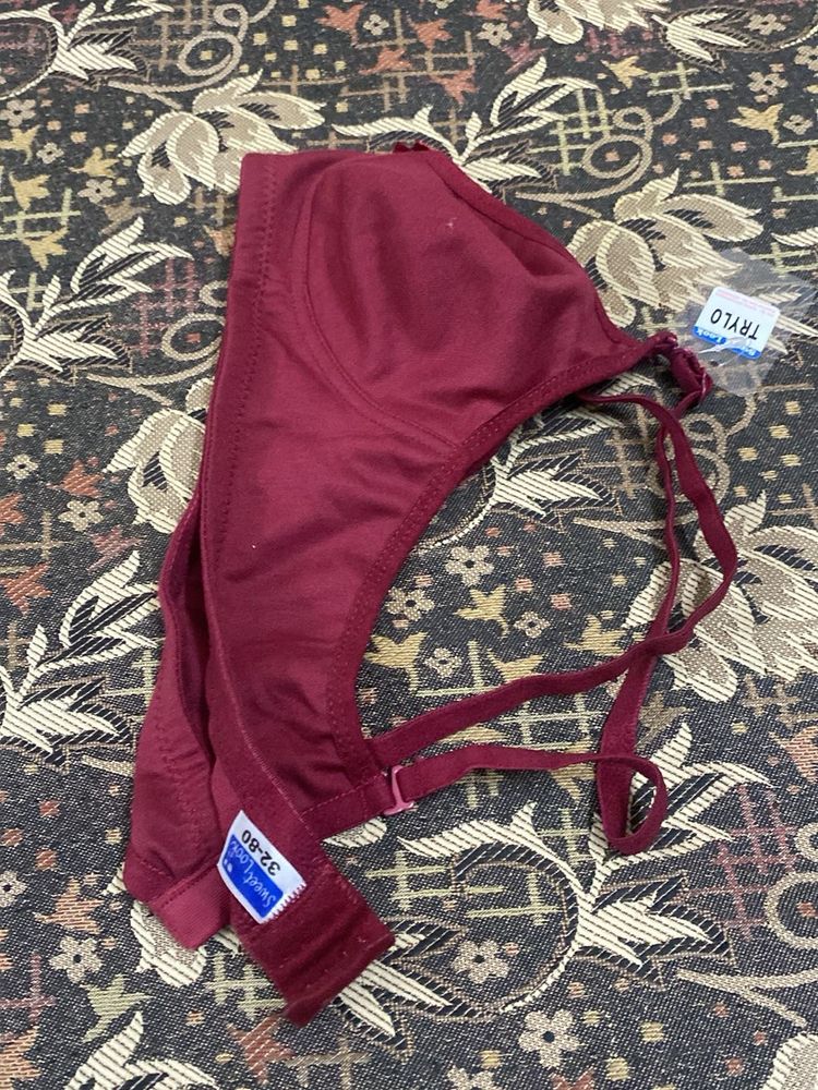 Maroon Bra with Adjustable Straps one