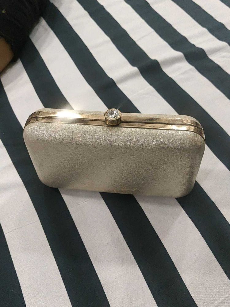 Elegant Silver Clutch