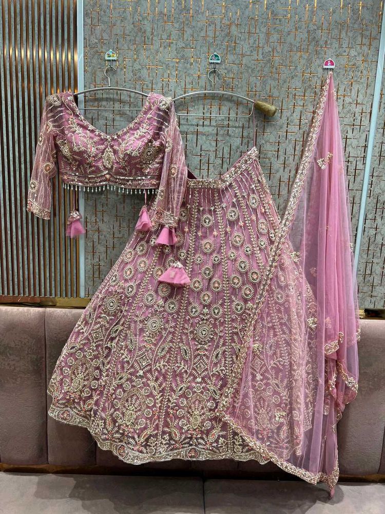 Exquisite Embroidered Lehenga Choli Set