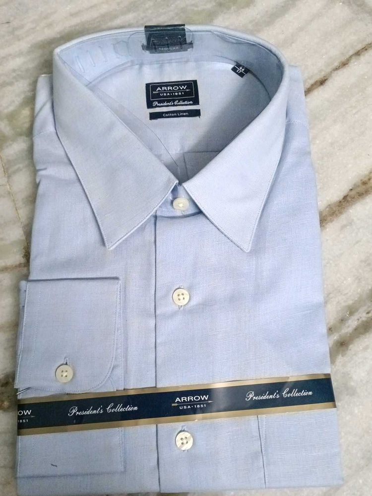 Arrow Men's Light Blue Formal Shirt