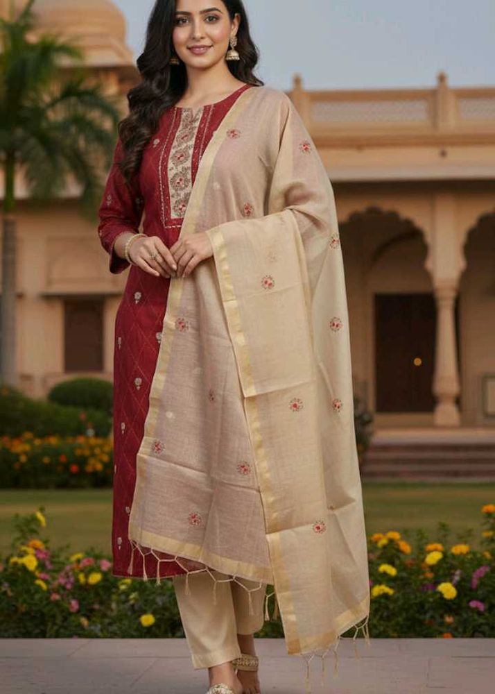Elegant Unstitched dress material