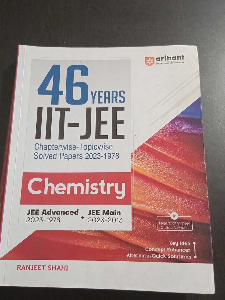 Arihant 46 Years IIT-JEE Chemistry Solved Papers