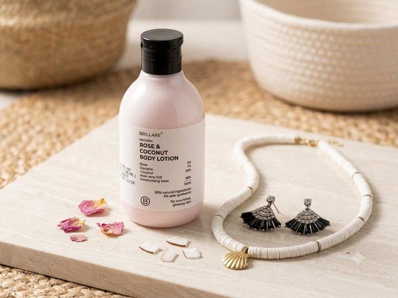 New Unused Brillare Rose &amp; Coconut Body Lotion 2ml