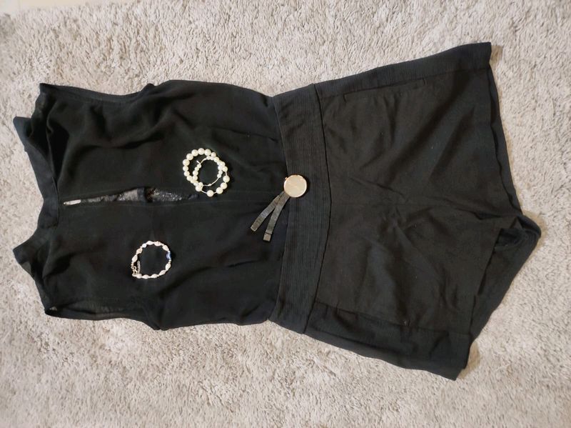 Sexy Backless Black Jumpsuit