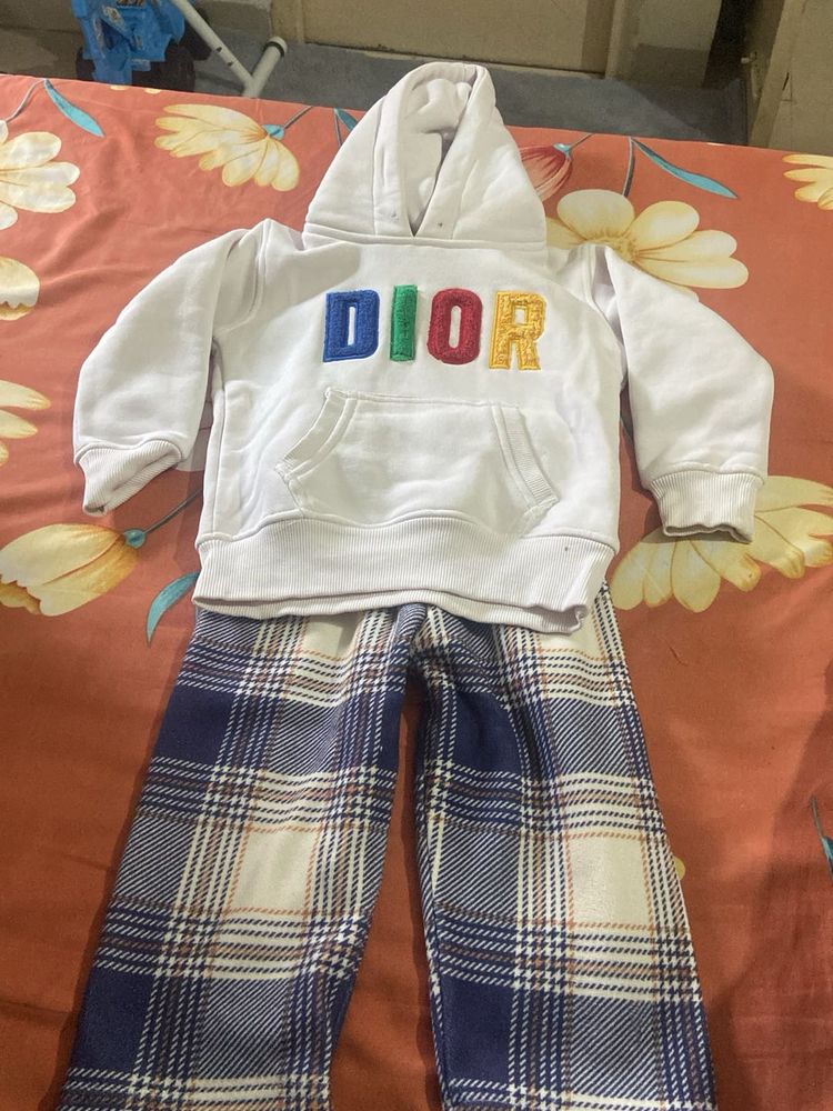 Dior Hoodie and Pants Set