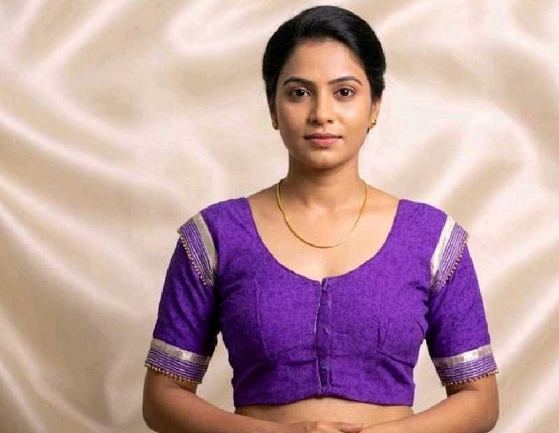 Elegant Purple Blouse for Women