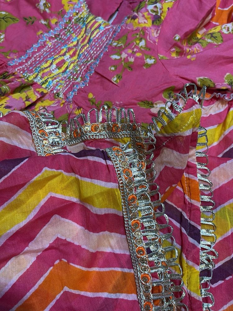 BiBa ethnic cotton garara for 2-4 years