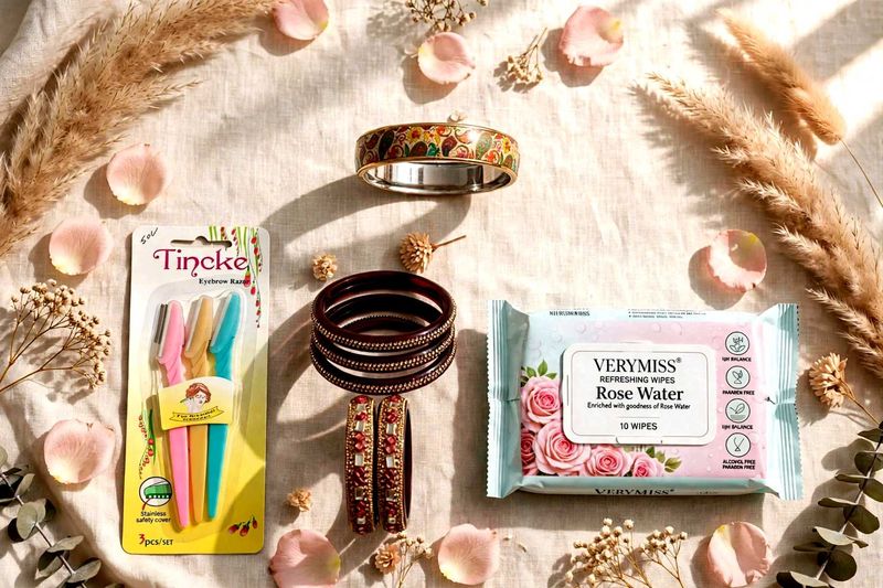 karwa offer !!Ethnic Bangles and Eyebrow Razors an