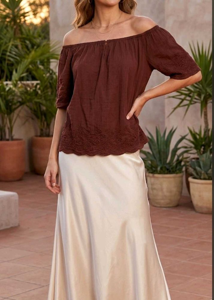 Bohemian Embroidered Tunic Top