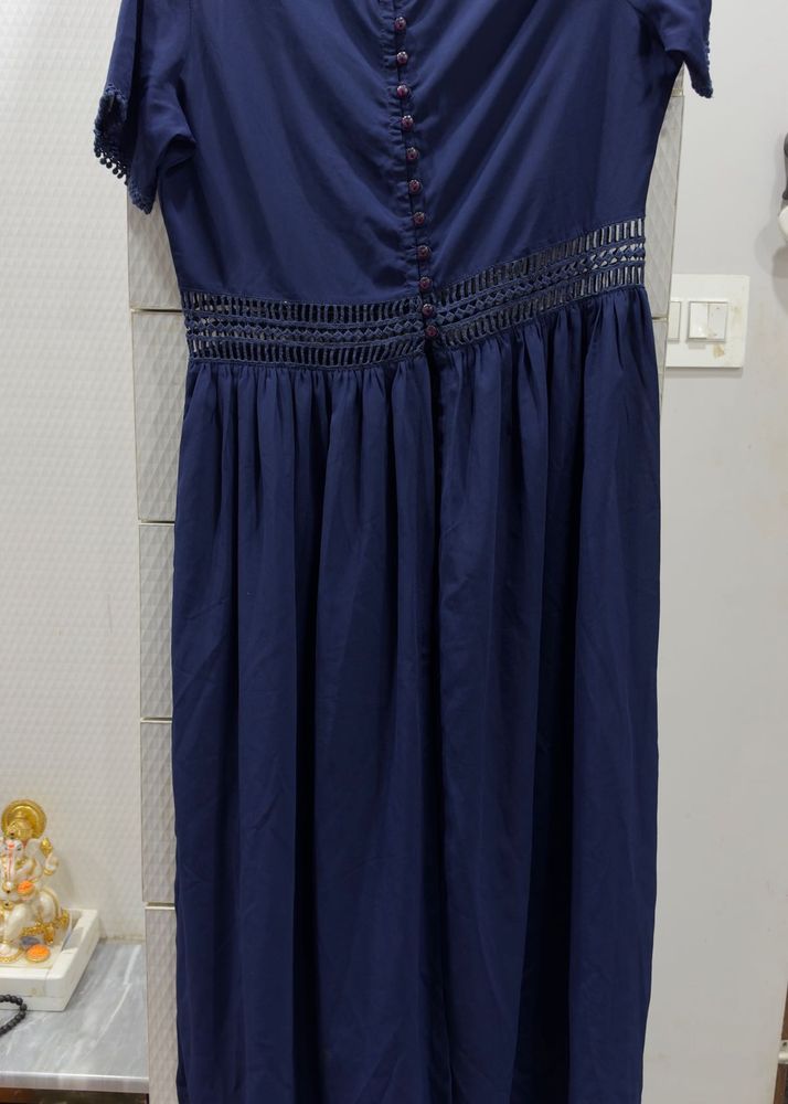 Elegant Navy Blue Ethnic kurta