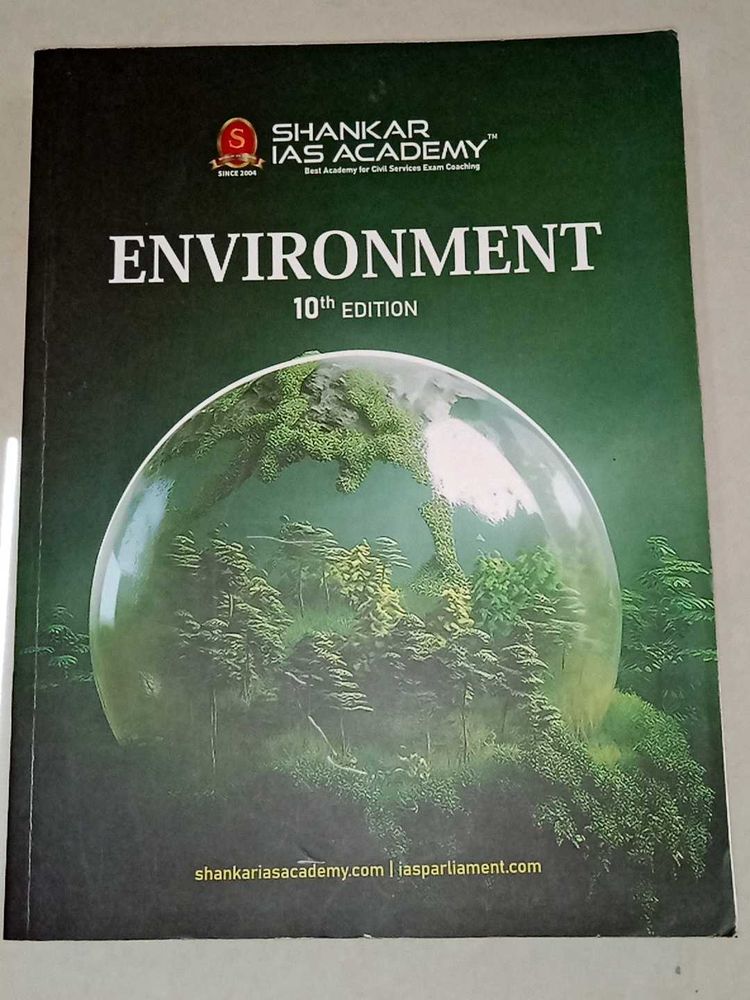 Environment 10th Edition Book - ShankarIAS