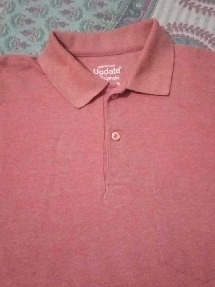Classic Coral Polo Shirt