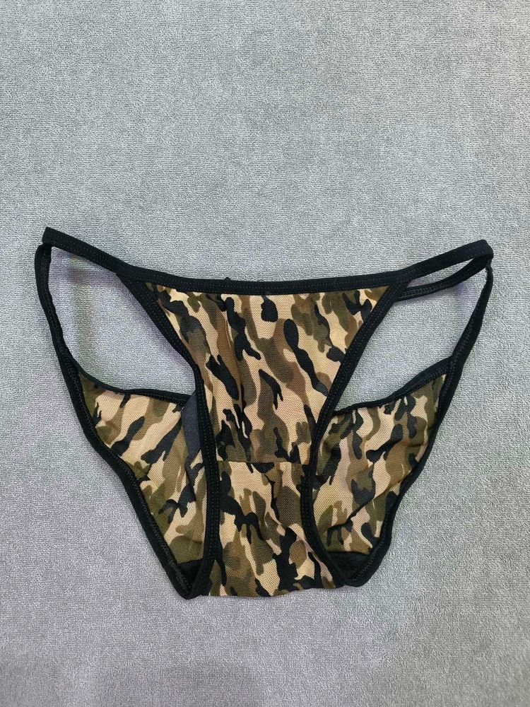 Mesh Thong Briefs 🪖