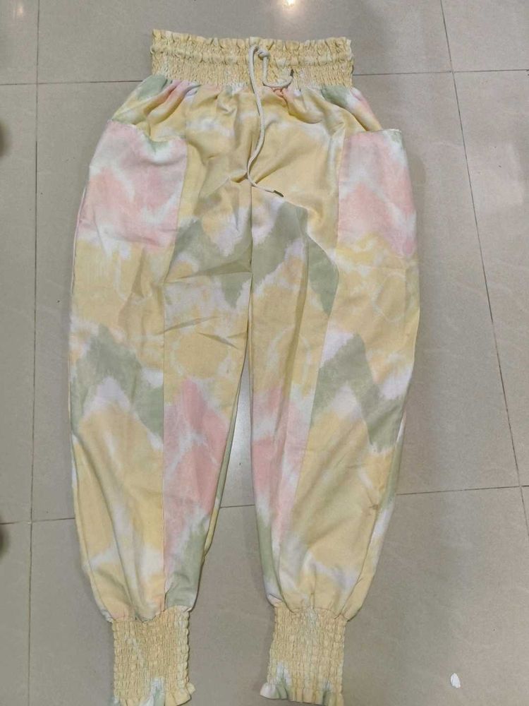 Boho Tie-Dye Jogger Pants