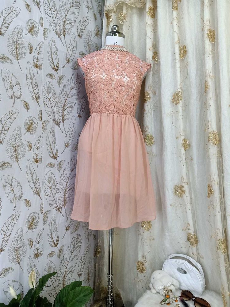 Elegant Lace Top Dress