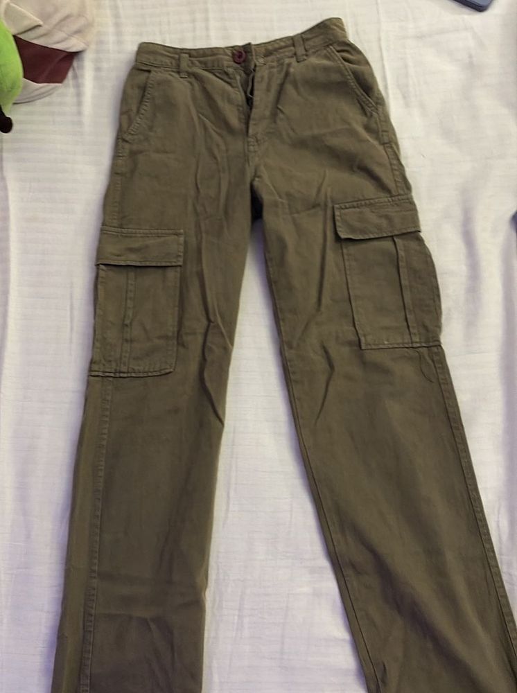 Olive Cargo Pant(BERSHKA DUPE!)