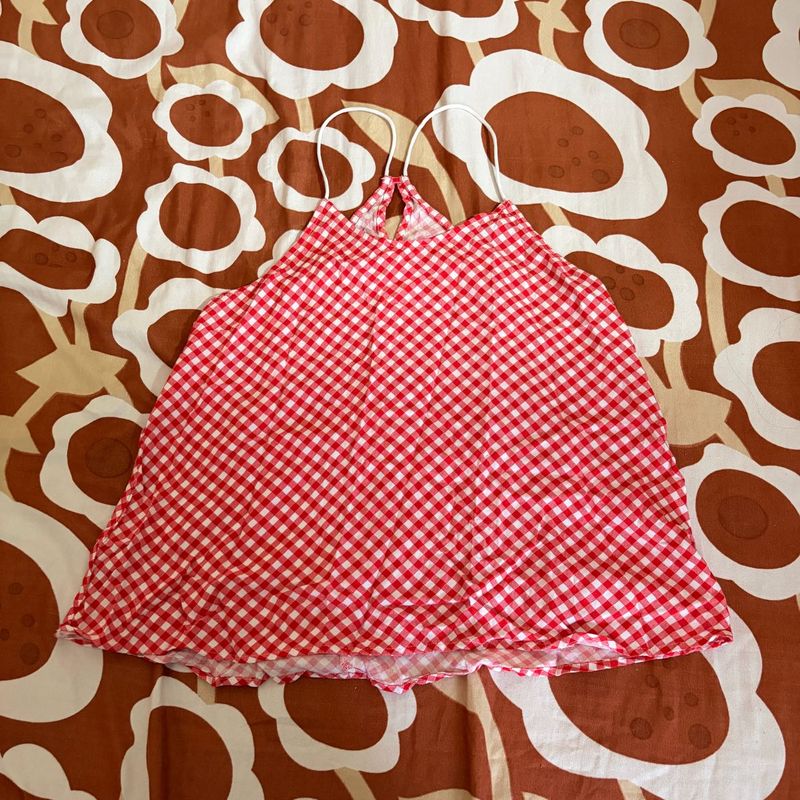 red white stripe top size small