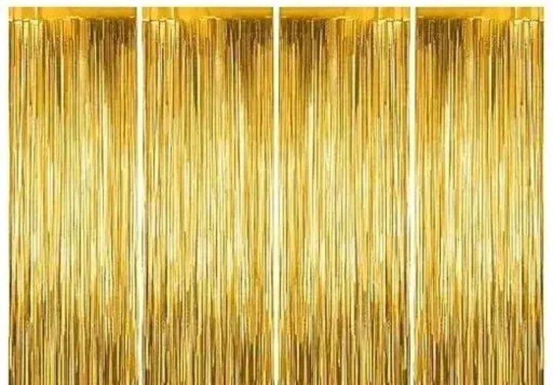 Golden Foil Curtain