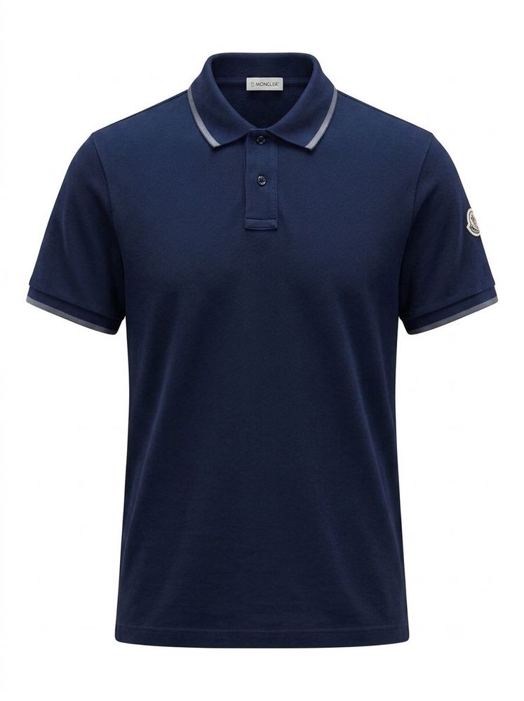 MONCLER Blue Logo Patch Men’s