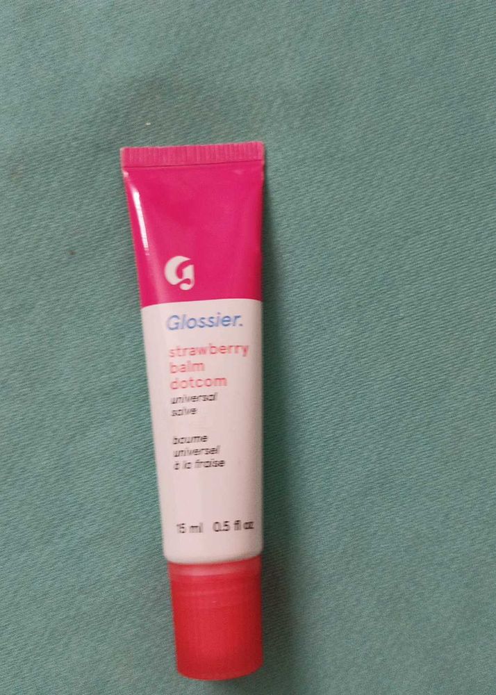 Glossier Strawberry Balm Dotcom