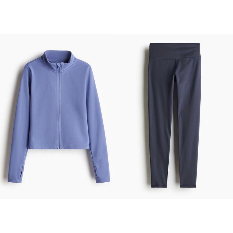 H&amp;M DryMove Sports Activewear Set - Jacket &amp; Tight