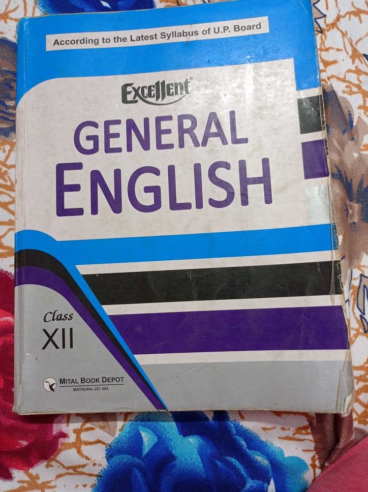 Excellent General English Book for Class XII