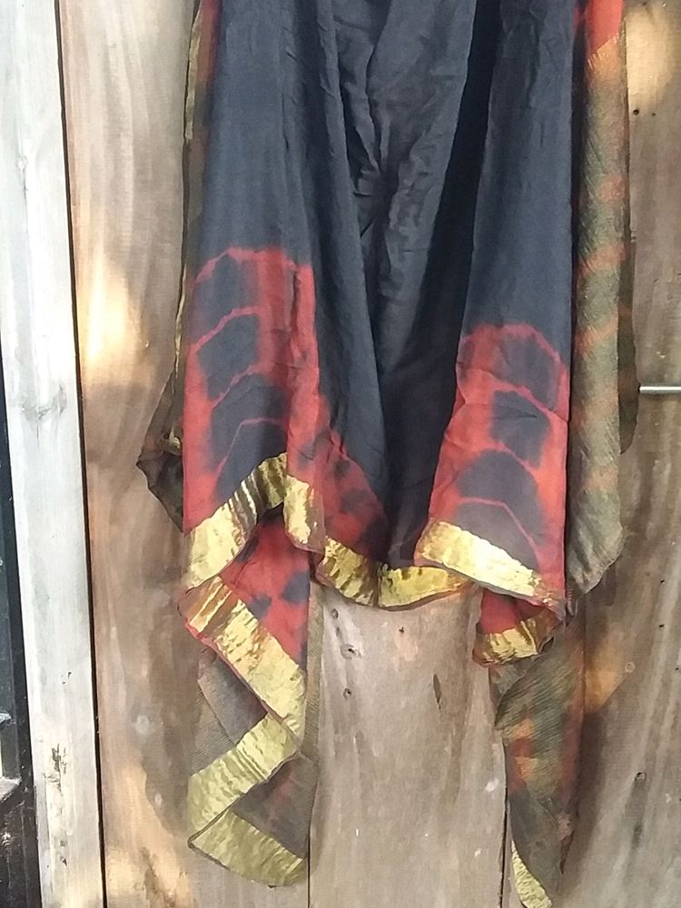 2 Shaded with Golden Border Dupatta