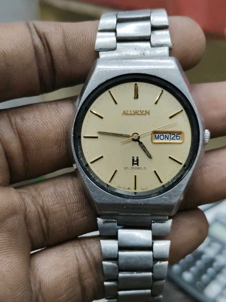 Allwyn Vintage Day Date Automatic watch