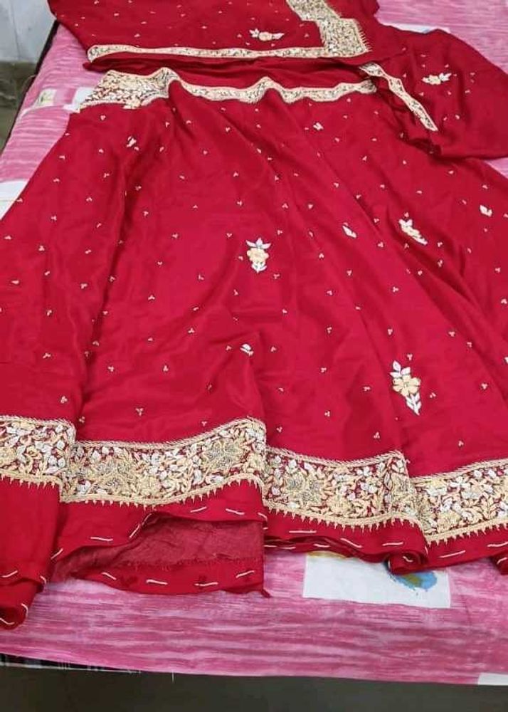 Bridal zari work Lahnga ❤️😍
