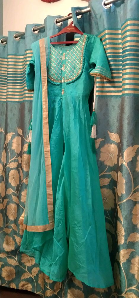 Green Party Wear Dress❤️
