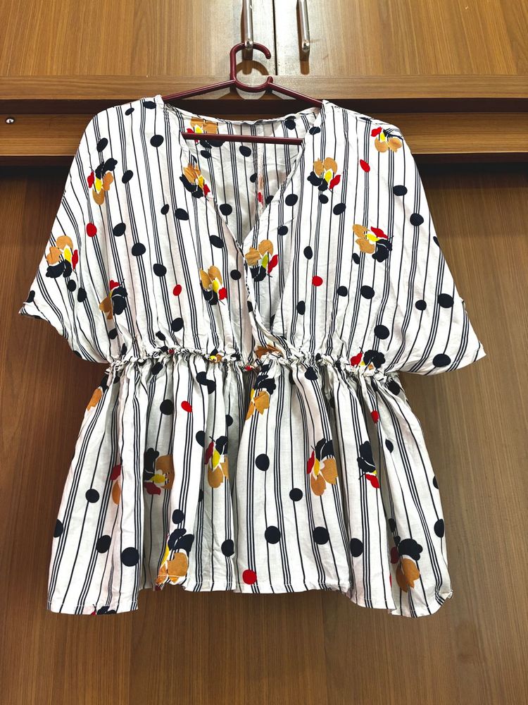 Striped &amp; Floral Women's Top
