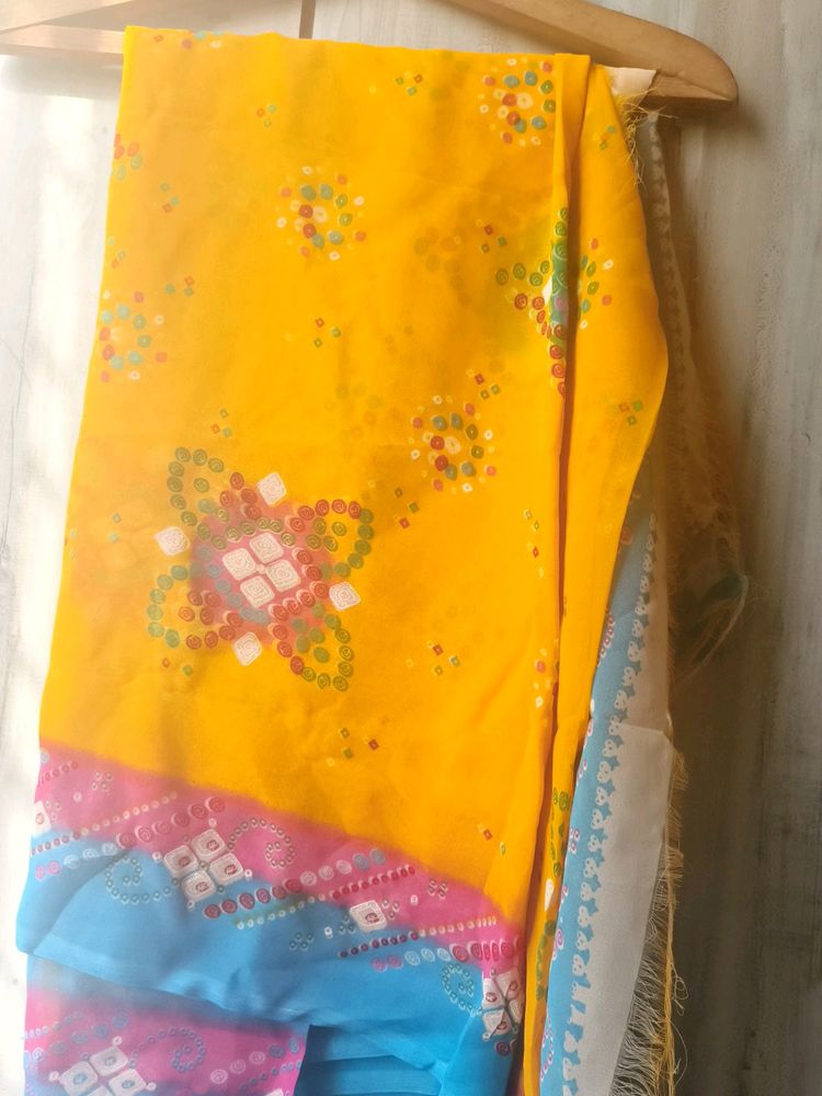 Yellow Saree