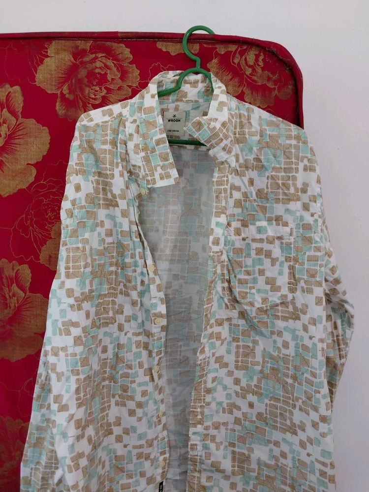 WROGN Stylish Men's Printed Shirt XXL