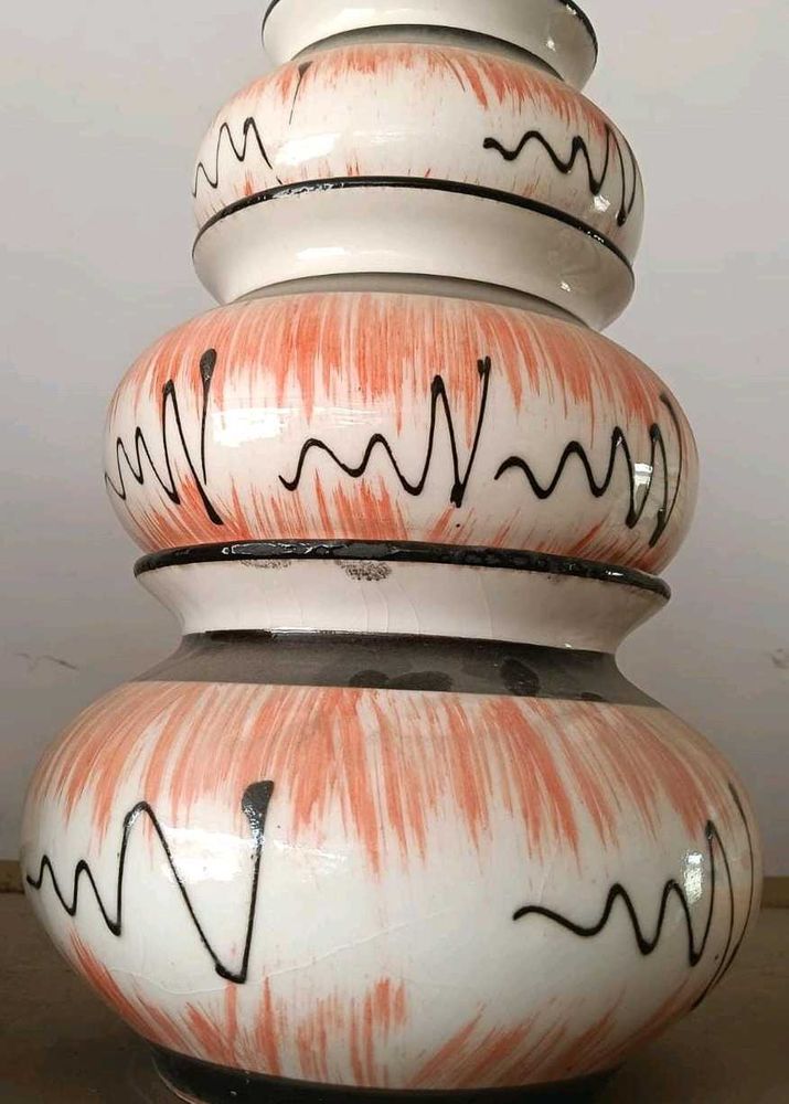 3  Set of Decorative Stacked Ceramic Pot