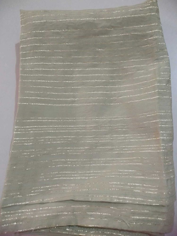 Elegant Dupatta with Metallic Stripes