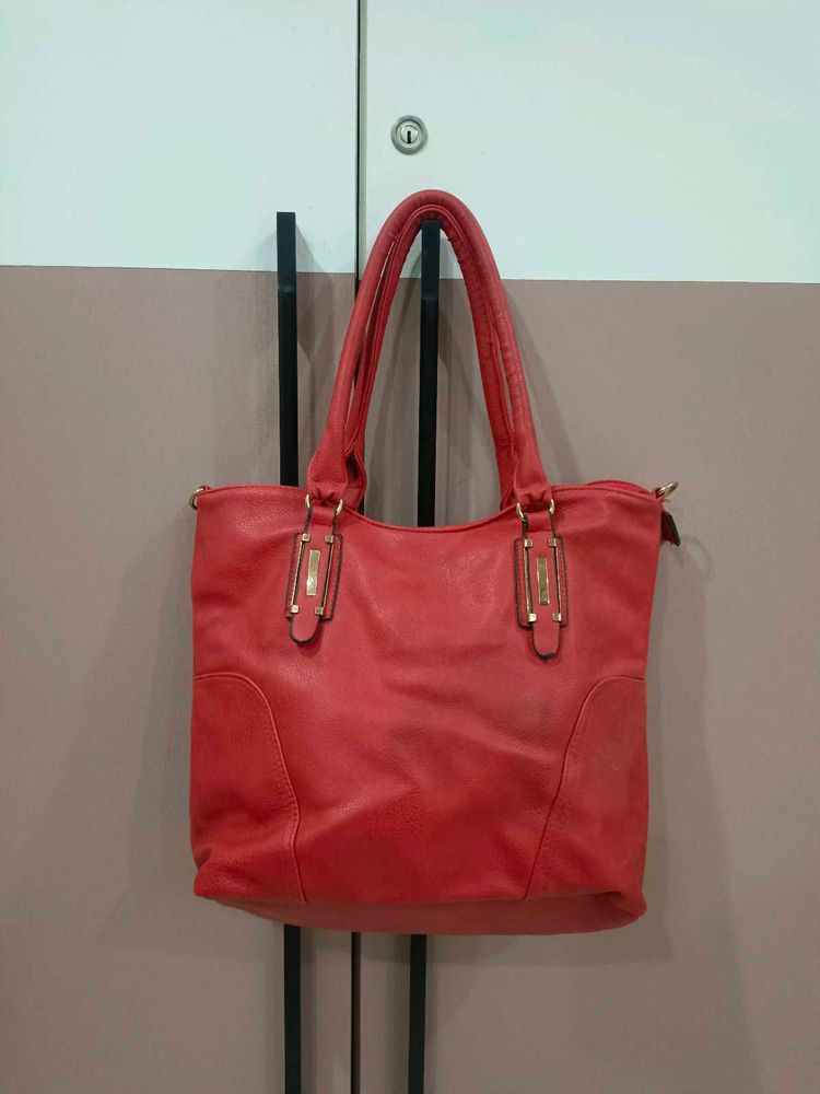 Chic Red Tote Bag